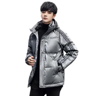 China 2021 New Men's Down Jacket Anti-wrinkle Handsome Winter Jacket Thick Warm Jacket for sale