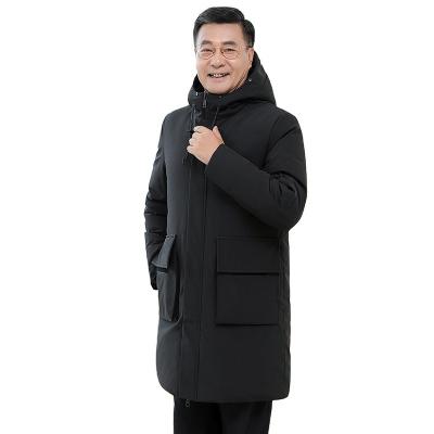 China Anti-wrinkle Winter Jacket Thick Down Jacket Mid Length Cold Proof Clothing for sale