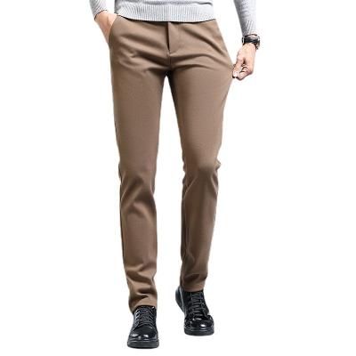 China 2021 autumn and winter new men's woolen casual pants viable tapered pants men's woolen thickened business warm pants for sale