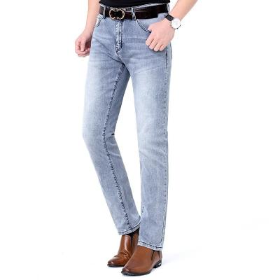 China Brand viable jeans 2021 spring and summer new men's jeans middle-aged and young men's washed thin jeans wholesale for sale