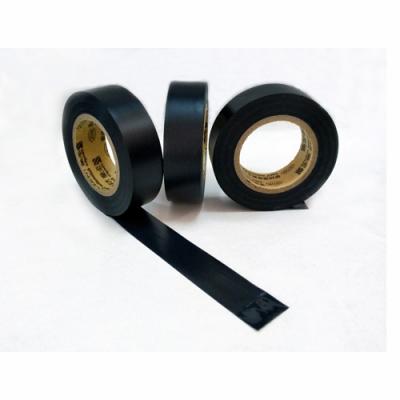 China High Temperature Black PVC Electrical Wire Harness Heat Resistant Tape for sale