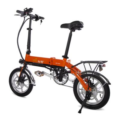 China New Design Tourwheel Aluminum Alloy Easy Folding Electric Bike 350w 14 Inch Hot Sale Replace Battery Mini Light Weight E Bike for sale