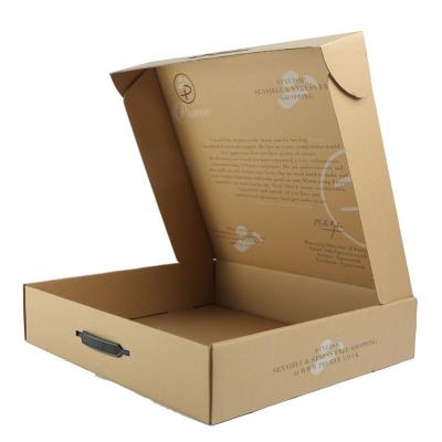 China Recyclable Custom E-Commerce Single Mounted Foldable Brown Corrugated Paper Delivery Long Flower Packaging Box Cardboard Shipping Boxes for sale