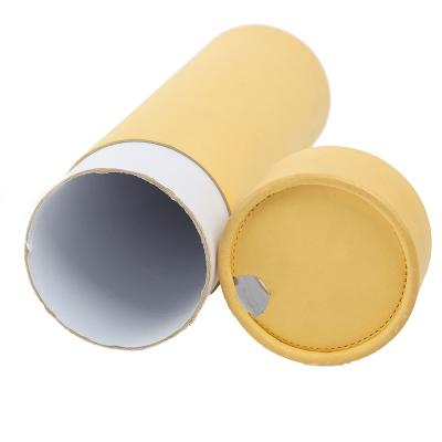 China Recyclable Custom Printed Round Kraft Paper Tube Packaging Creative Food Packaging for sale