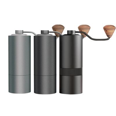 China Hot Sale Modern Commercial Portable Stainless Steel Portable Hand Household Shopping Manual Coffee Bean Grinder for sale