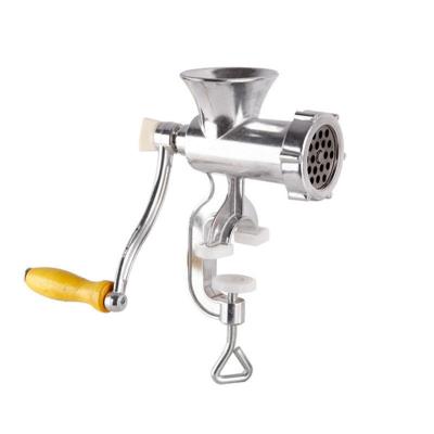 China Modern Stainless Steel Manual Hot Sale Portable Food Processor Chopper Machine Mincer Meat Grinder for sale