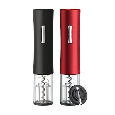 China Gift High Quality Cordless Battery Operated Corkscrew Electric Stocked Red Wine Automatic Opener for sale