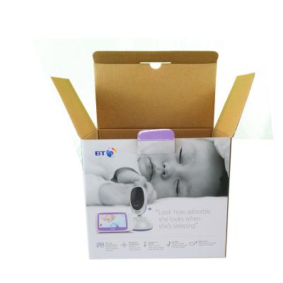 China Cheap Recyclable Hot Selling Paper Cardboard Box Packaging Cardboard Box Packaging Handle for sale