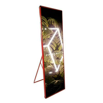 Κίνα Indoor P2 Flooring Standing Led Display Wifi 4g Outdoor Indoor Movable Digital Led Poster προς πώληση