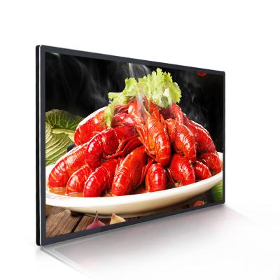 China 55 Inch Indoor Cheap Price Fixed Wall Mounted Ads Machine Digital Panel Board Lcd Indoor Advertising Screen for sale