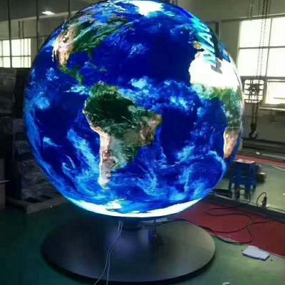 China P5 Indoor 360 Degree Hd Special Shaped Indoor Advertising 3D Ball Led Video Display Screen for sale