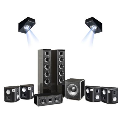 China Home Theater Accusound 7.1.2 Atmosphere DTS X Tower Floorstanding Home Theater System With 300Watss Powered Subwoofer|Drop Shipping for sale