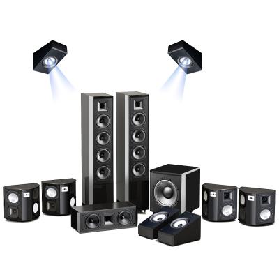 China Home Theater Accusound 7.1.4 Atmosphere DTS X Tower Floorstanding Home Theater System With 300Watss Powered Subwoofer|Drop Shipping for sale