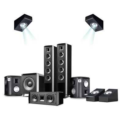 China Home Theater Accusound 5.1.4 Atmosphere DTS X Tower Floorstanding Home Theater System With 300Watss Powered Subwoofer|Drop Shipping for sale