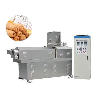 China High Efficiency Corn Snacks Extruder Machine Corn Puffed Snacks Food Production Line Factory for sale