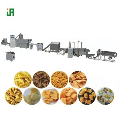 China food & Beverage Plant Corn Wheat Flour Fried Chips Snack Processing Line Bugles Salad Pellet Machinery for sale