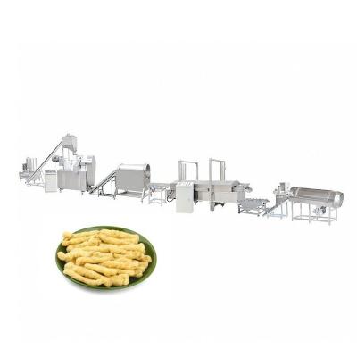 China Corn Grits Automatic Kurkure Corn Curls Production Line Making Machine Maquina Extrusora for sale