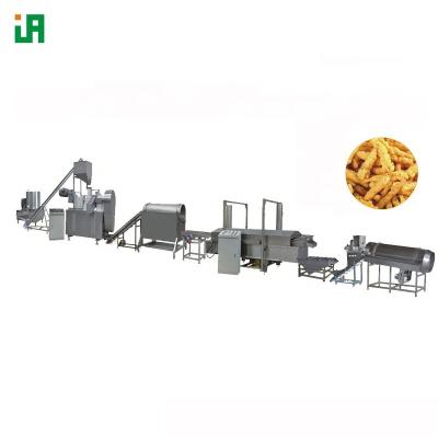 China High Efficient Baked Fried Kurkure Extruder Food Making Machine Nik Nak Production Line for sale