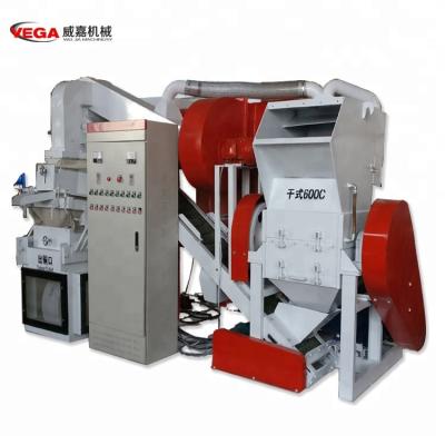 China Cheap Dry Separator Stripping Copper-Containing Wire Rope Scrap Wire Granulator Machine Waste Separation Copper Recycling Machine for sale