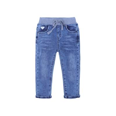 China Breathable High Quality Kids Clothing Light Blue Washed Jeans Elasticity Good For 0 To 14 Years Old Boys for sale