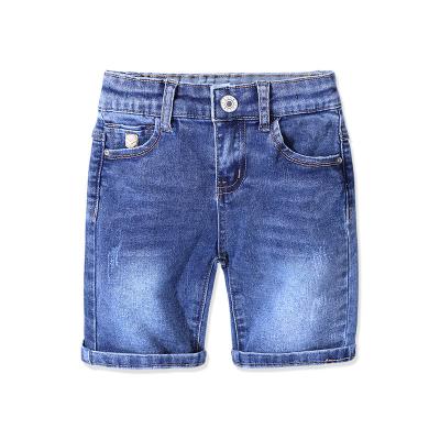 China Current Color Fade Proof China Factory Design OEM Clothing Kids Wear Jeans Pants Abbreviation Boys Child for sale