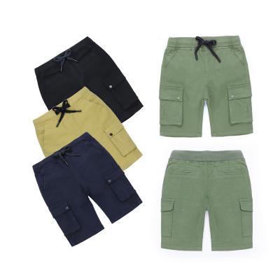 China 100% Eco-friendly Cargo Kids Clothing Fade Proof Color Cotton Kids Soft Warm Saddle Shorts Wholesale Casual Eco-friendly Shorts for sale