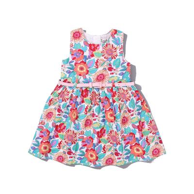 China Wholesale Babies Comfortable Cotton Girls Casual Wear Summer Anti-wrinkle Factories Sleeveless Soft Dress for sale