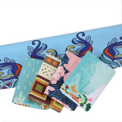 China CHOOYOU OEM Custom Logo Printing Compressed Wholesale Microfiber Non Slip Outdoor Sport Gym Yoga Mat Towel for sale