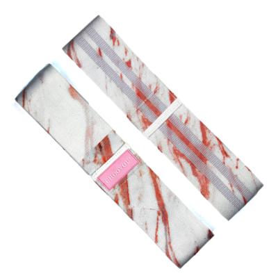 China CHOOYOU Yoga Exercise Resistance Bands Print Fabric Wholesale Hot Selling Marble Hip Resistance Band for sale