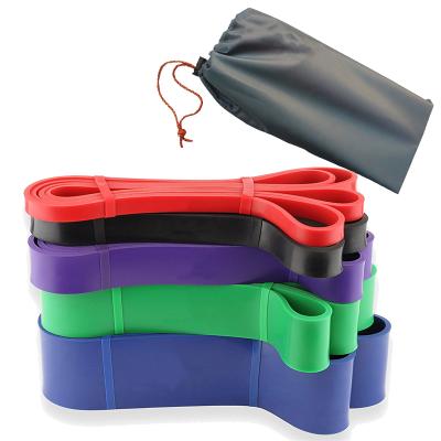 China 100% Latex Pull Up Aid Band Fitness Strength Band Power Exercise Latex Resistance Bands for sale