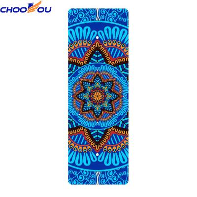 China Custom Made Suede Non Slip + Thick Tape Anti Slip Pilates Yoga Mat for sale