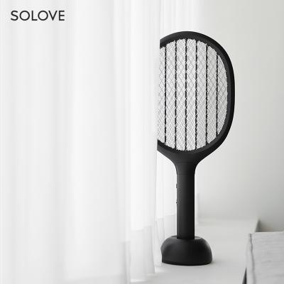 China 2020 New Electric Fly Swatter Rechargeable Bat Fly Killer Electric Mosquito Swatter For Sale for sale