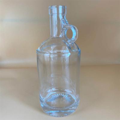 China Beverage Factory Price In Stock Dispenser Empty Whiskey Bottles For Sale India 1l Liquor Glass Bottle for sale