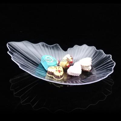 China Hot Selling Disposable Disposable Food Party Wedding Pudding Dishes Plastic Disposable Square Dishes for sale