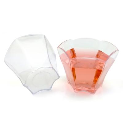 China Sustainable Hot Selling Party Catering Wedding Mini Ice Cream Sauce Pudding Plastic Disposable Ice Cream Cup for sale