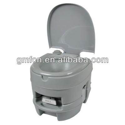 China Hot Selling Gray 10L Automatic Operation Used Western Handicapped Flush Marine Plastic Mobile WC Toilet for sale