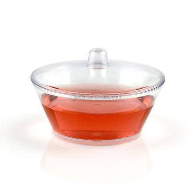 China Disposable Fruit Ice Sauce Pudding Shaped Mini Container for sale