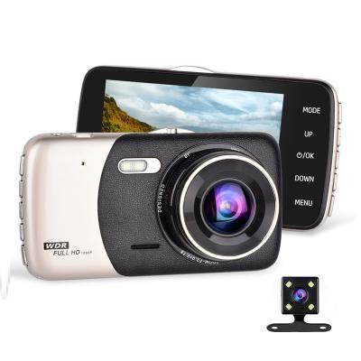 China Factory Price 1080p Car Camera Dash Reverse Cam Driving Recorder Waterproof Wide Angle Dual Lens for sale