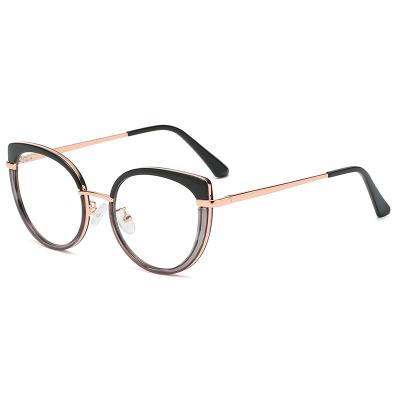 China 2021 Cassbojue Dropshipping Glass Spring Hinge Blue Light Blocking Reading Glass Frame for sale