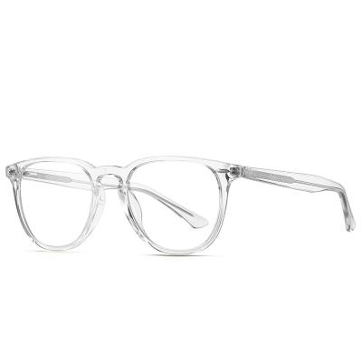 China For Vintage TR90 Clear Blue Light Reading Glasses Women Men Anti Blocking Optical Glass Frame for sale