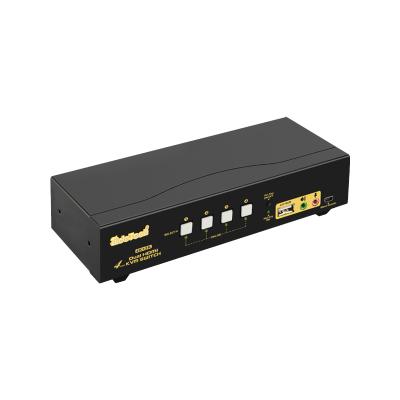 China Support Factory Wholesale 4K OEM Hot Plug & Play Dual Port 2 ODM 4 Port HDMI Monitor KVM Switch for sale