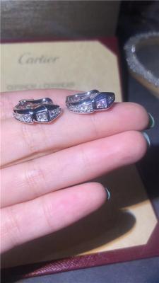 China Luxury jewe factory serpenti series earring 18k white gold yellow gold rose gold diamond  Earring B Snake Earrings for sale