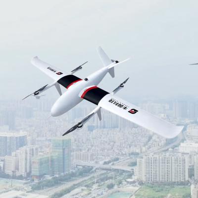 China Long Flight Time UAV Fixed Wing Drone ADAV To Map 1.88*3.5*0.61m for sale