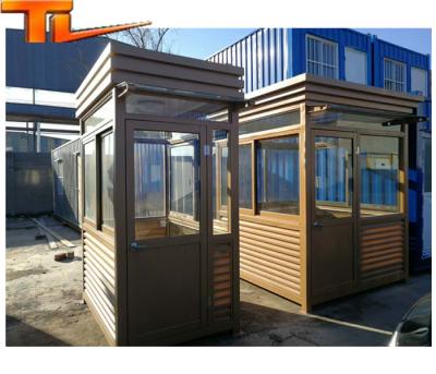 China Modern Tiny Prefab House Light Steel Structure House Guard House for sale