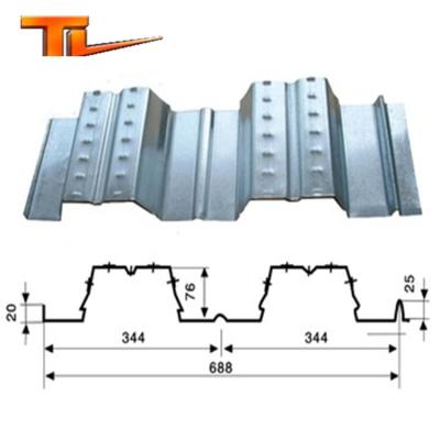 China Chinese High Rise Floor Steel Construction Material Floor Deck for sale