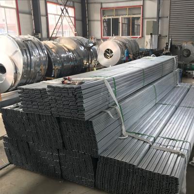 China Easily assembled sturdy plastic liner galvanized steel greenhouse lock channel for greenhouse film fixing for sale