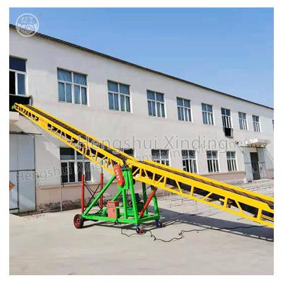 China Fire Resistant High Quality Movable Conveyor Double Wing Belt Conveyor Grain Conveyor for sale