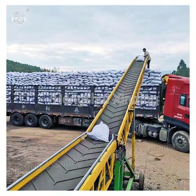 China Double-wing Loading Grain Belt Conveyors Movable Height Adjustable Truck Loaded Portable Conveyor Double Wing Belt Conveyor for sale