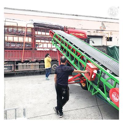 China High Transmission Efficiency Mobile Loading Conveyor Container Truck Loading Equipment For Warehouse And Distribution Center for sale