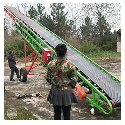 China High Transmission Efficiency Cheap Portable Belt Conveyors Are Used For Container Handling for sale